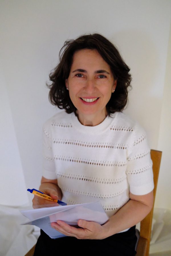 Ich, Irmgard Wejbora, bei der Arbeit